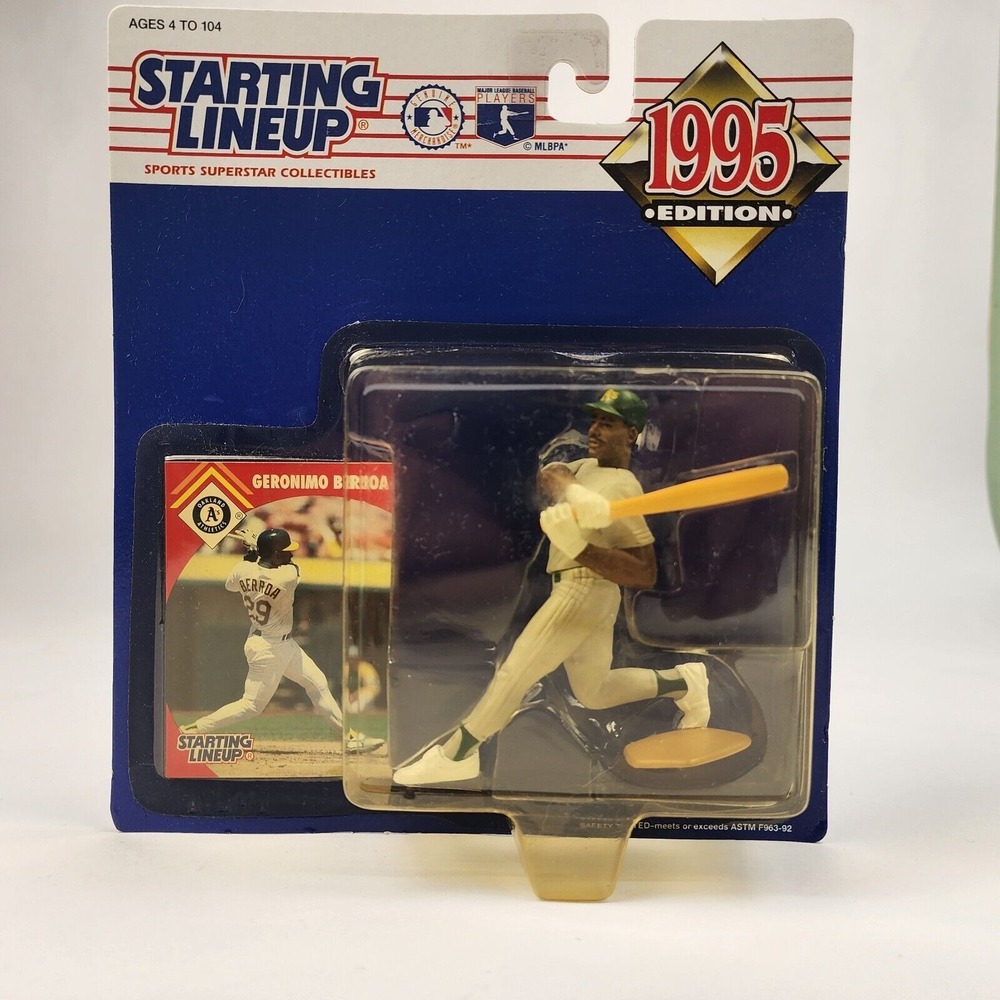 1995 Starting Lineup GERONIMO BERROA - SLU - Figure & Card - OAKLAND A'S